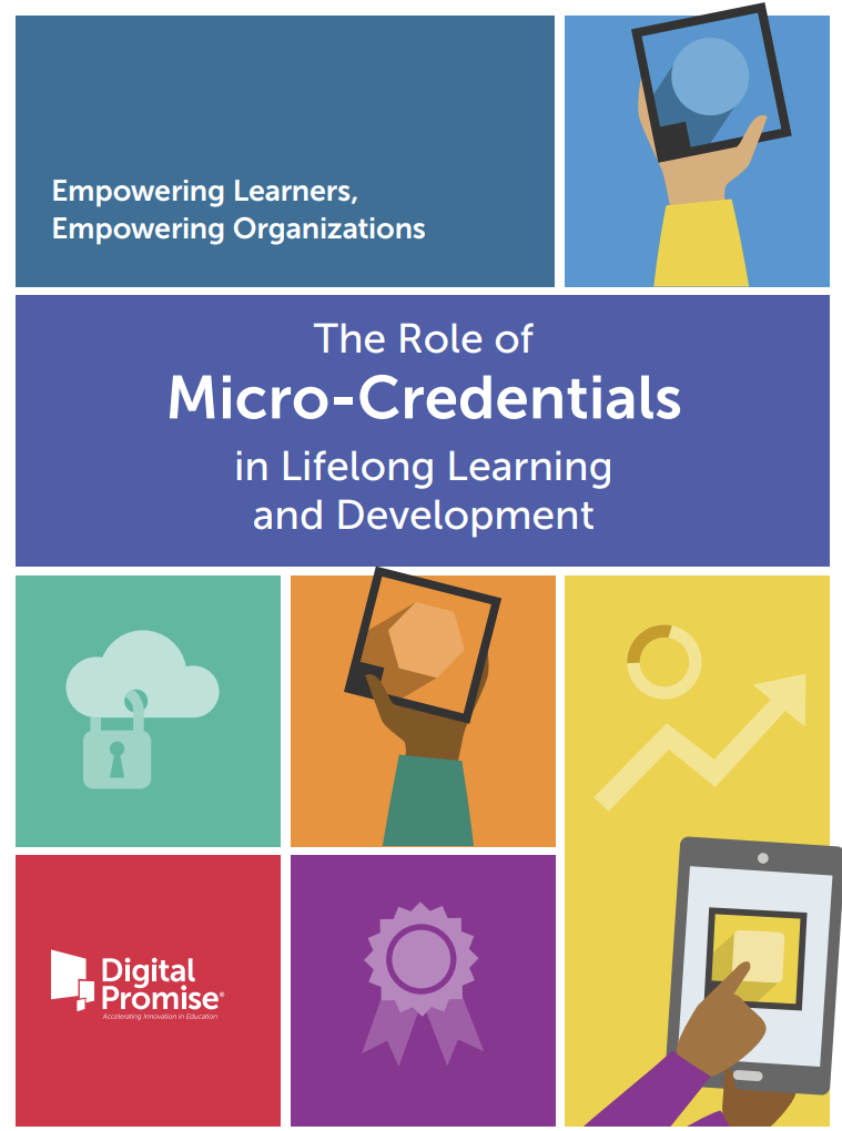 front cover of the role of mirco-credentials workbook